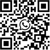 Scan the QR code to add the official WhatsApp account